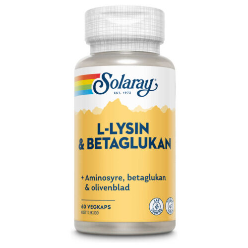 Solaray L-Lysin og Betaglukan
