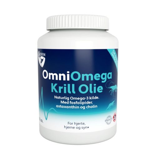 Biosym OmniOmega Krillolje 100 kapsler