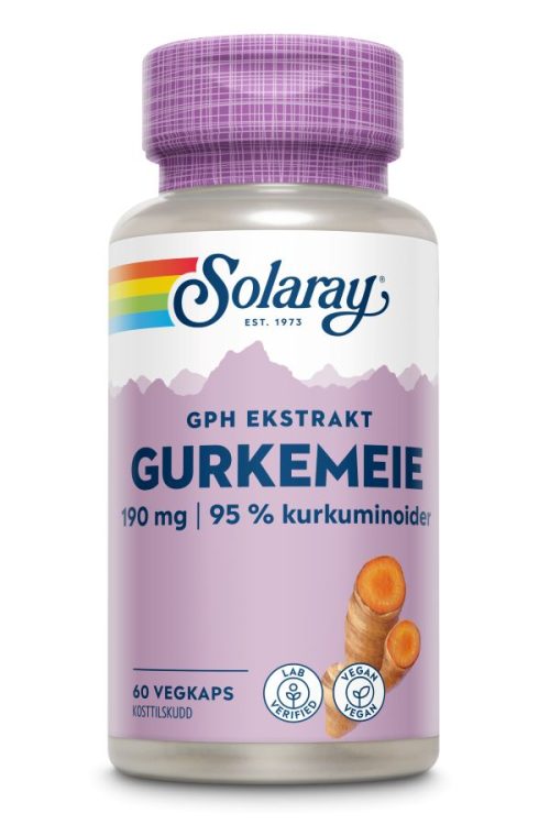 Solaray GPH Gurkemeie 60 kapsler