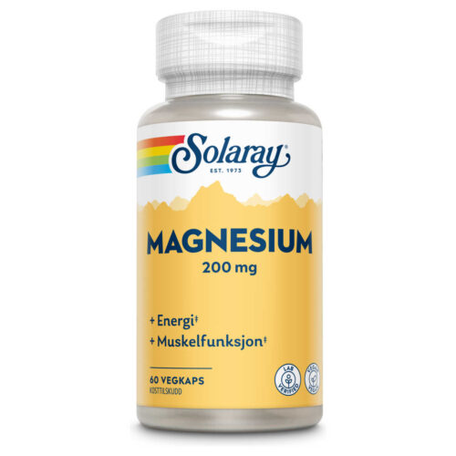 Solaray Magnesium 60 kapsler