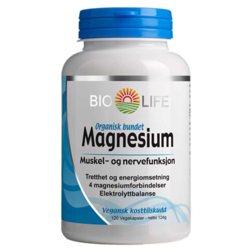 Bio Life Magnesium 120 kapsler
