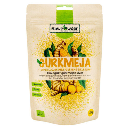 Rawpowder Gurkemeie  125 gr