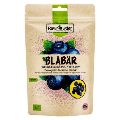 Rawpowder Tørkede Blåbær
