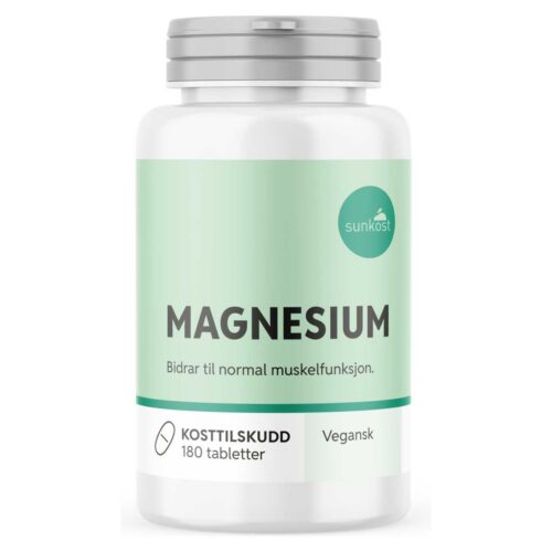 Sunkost Magnesium 180 tabletter