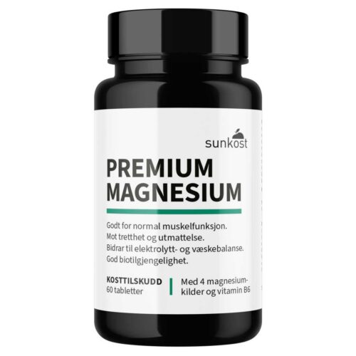 Sunkost Premium Magnesium med glysinat 60 tab