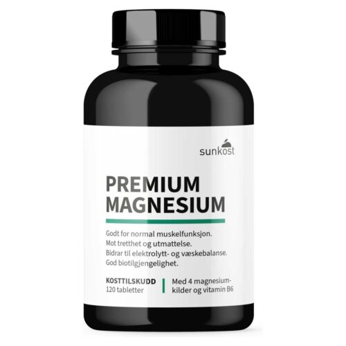 Sunkost Premium Magnesium med glysinat 120 tab