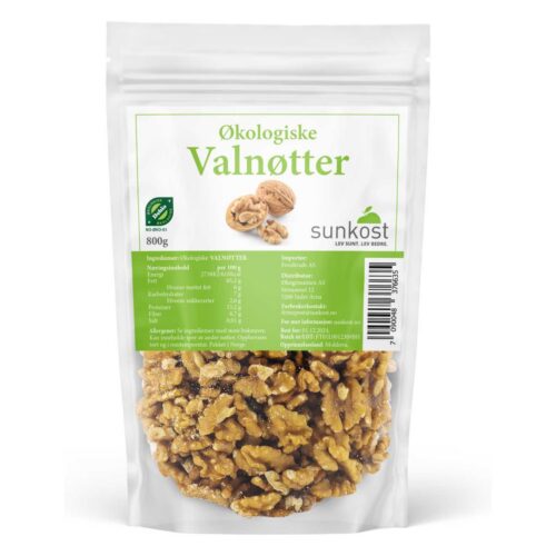 Sunkost Valnøtter 800 g