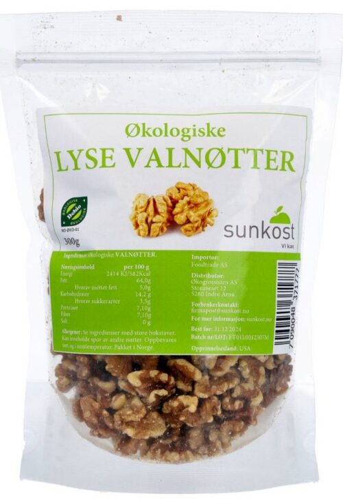 Sunkost Lyse Valnøtter