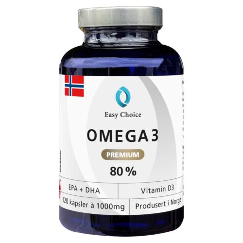 Easy Choice Omega 3 Premium 80% Kapsler